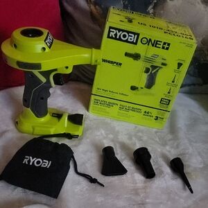 RYOBI Portable Cordless Inflator - Neon Green